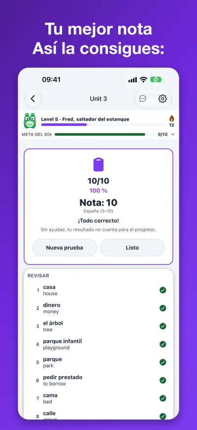 Tu mejor nota Así la consigues: